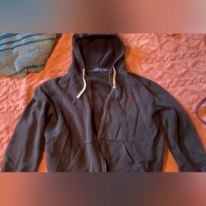 💙Polo Raulph Lauren🩷 classic black and white zip up